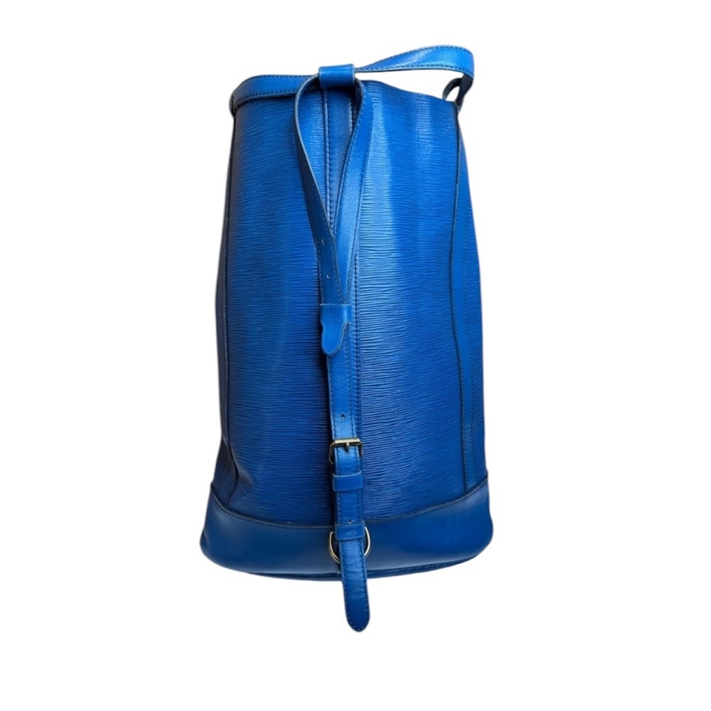 Louis Vuitton Vintage Blue Epi Leather Sling Bag One-Strap Backpack - Picture 3 of 8
